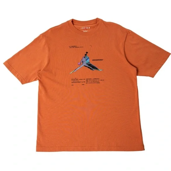 JORDAN MEN 23 ENGINEERED TEE (RUST OXIDE) SIZE MEDIUM - Picture 2 of 7